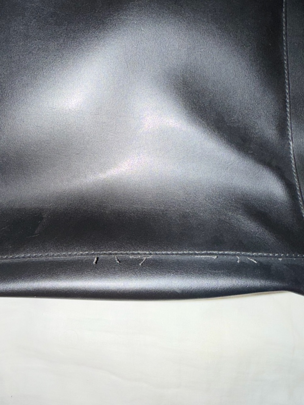 Madewell Black Vegan Leather Tote - Picture 3 of 10